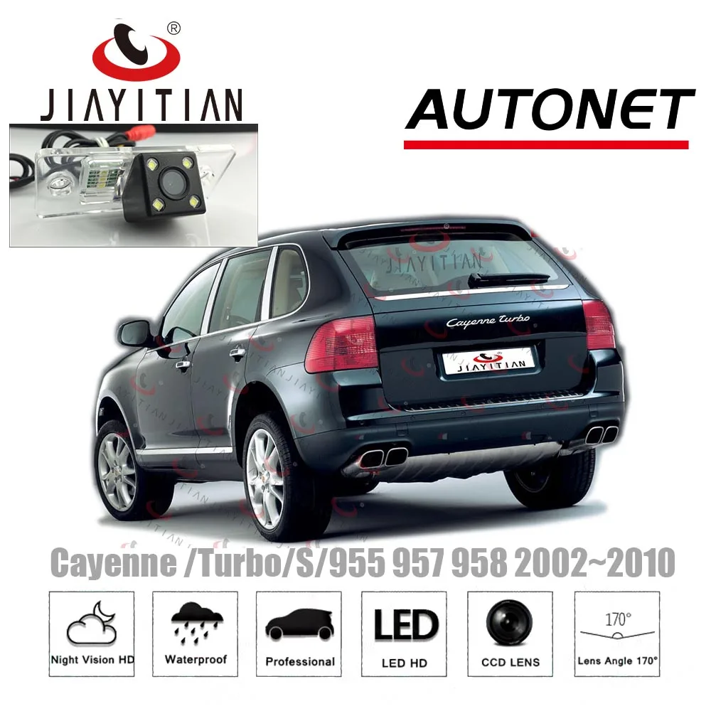 Jiayitian Macchina Fotografica Dell'Automobile Per Porsche Cayenne/Turbo/955 957 958 2002 ~ 2010 Reverse Backup Camera License Plate Macchina Fotograf