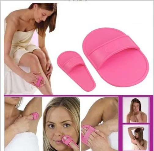 

1 Set smooth Leg Arm Skin Pads Face Upper Lip Hair Removal Exfoliator Set