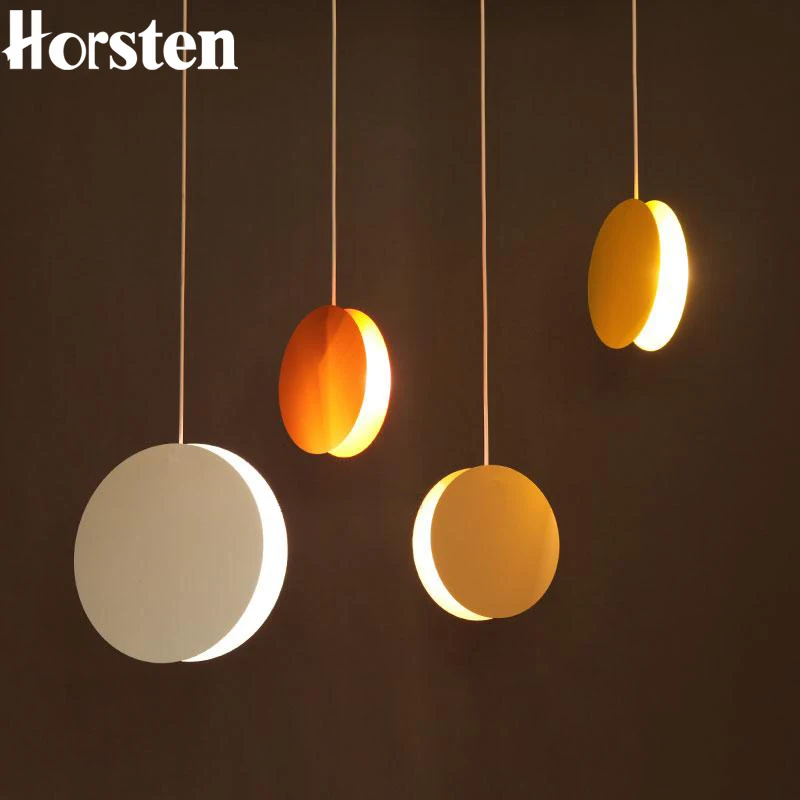 

Horsten Simple Modern Design Nordic Pendant Light For Restaurant Bar Cafe Living Room Dinning Room Personality Pendant Lamp E14