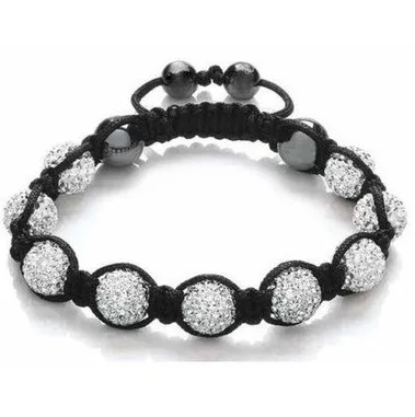 Factory Best 10mm CZ Disco Beads crystal Bracelet .hj1 Wholesale Free Shipping Rhinestone Jewelry i4324 | Украшения и аксессуары
