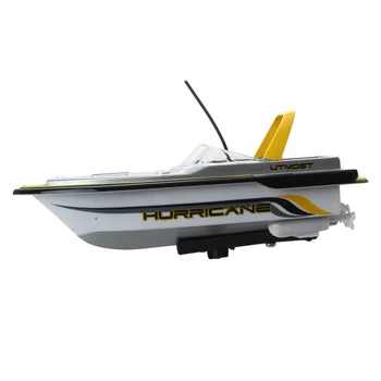 

abay 2019 hot Miniature Mini RC Boat Radio Remote Control Yellow Kid Toy FB-57