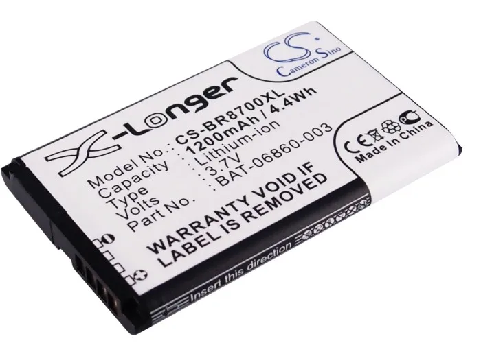 Cameron Sino Высокое качество 1200mAh батарея ACC 10477 001 BAT 06860 003 C S2 для BlackBerry 8700 Curve 9300 Gemini
