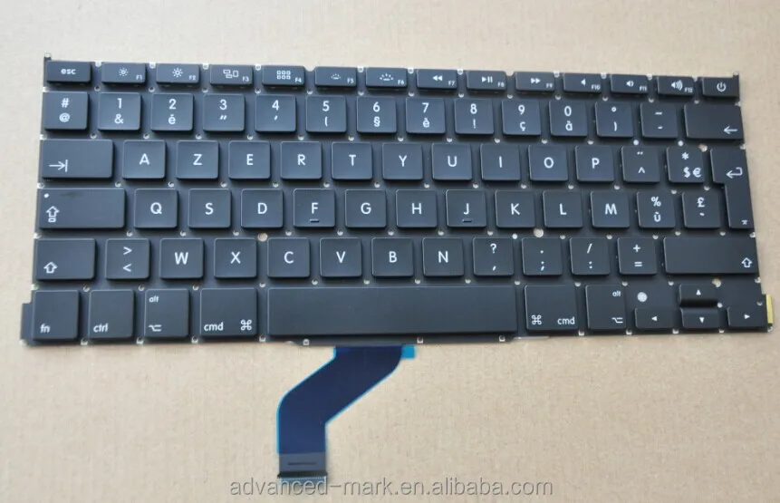 New ! FR French France Layout Keyboard For Macbook Pro 13" / 13.3