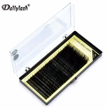 ALL SIZE 20 ROWS/TRAY Individual Eyelash Extension High Quality Natural False Mink Eyelash Extension 7 To 15mm Mix Free Shipping