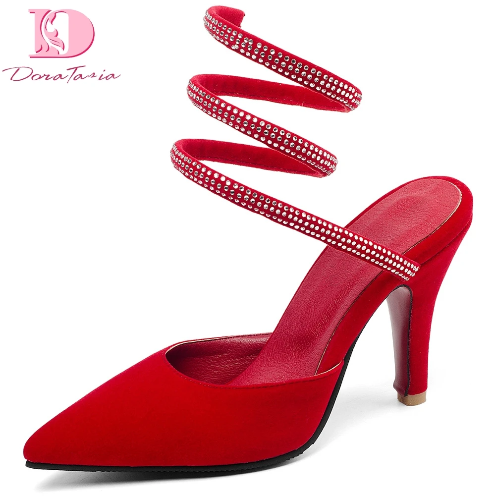 

DoraTasia brand design plus Size 28-54 INS Sexy High Heels Women's Shoes Party Summer Sandals 2019 Shoes Woman