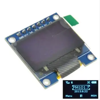 

1PCS Blue 3-5V 0.96" SPI Serial 128X64 OLED LCD LED Display Module