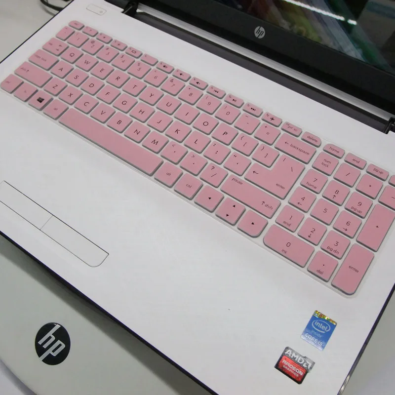 15,6 дюймов Силиконовая клавиатура для ноутбука протектор крышки для павильона 15-ac047tx/ac078tx envy 15-ae021tx hp STAT WARS envy 17-r004tx - Цвет: Pink