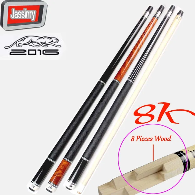 

High Quality China Billiard Cue sticks in 11.5/13mm tip 8pieces wood laminated technology shaft Pool cues in fast joint