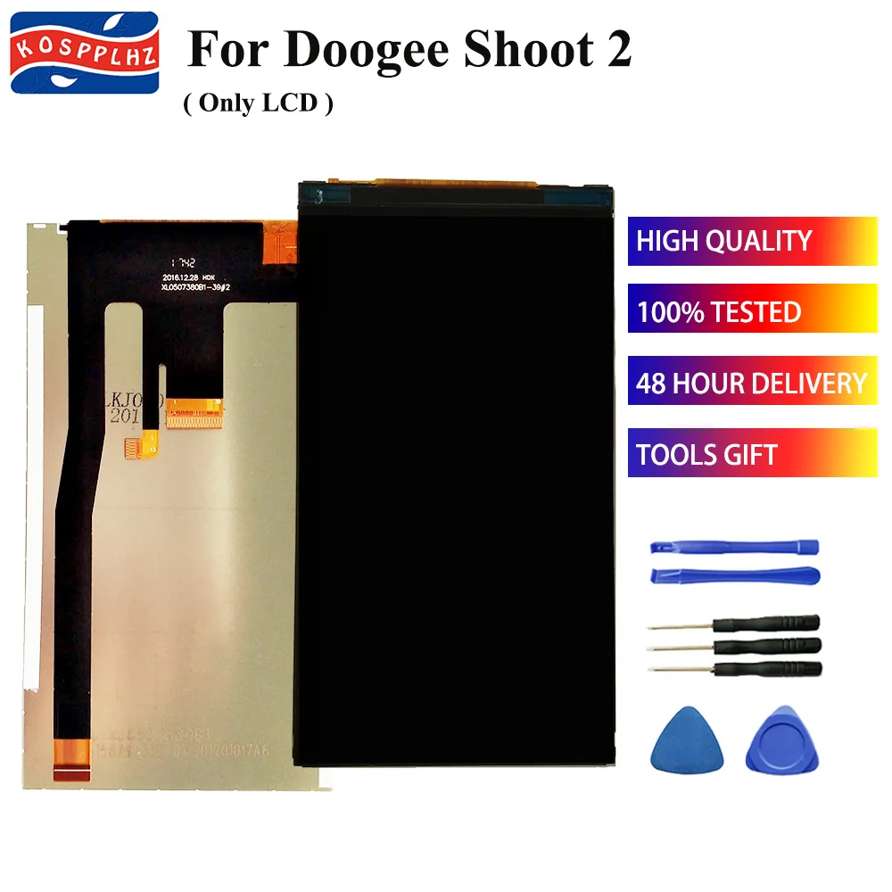 5 0 дюймовый ЖК дисплей для Doogee Shoot 2 дигитайзер сменная панель с бесплатными