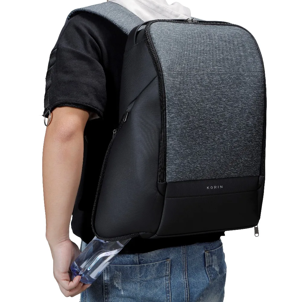 FlexPack Pro Универсальный гибкий Противоугонный Рюкзак 15 6 дюймов Сумка для ноутбука
