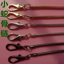 100 шт./лот,, высокое качество, карманные часы из сплава, змеиная цепочка, аксессуары для часов, опт, 3 Цвета