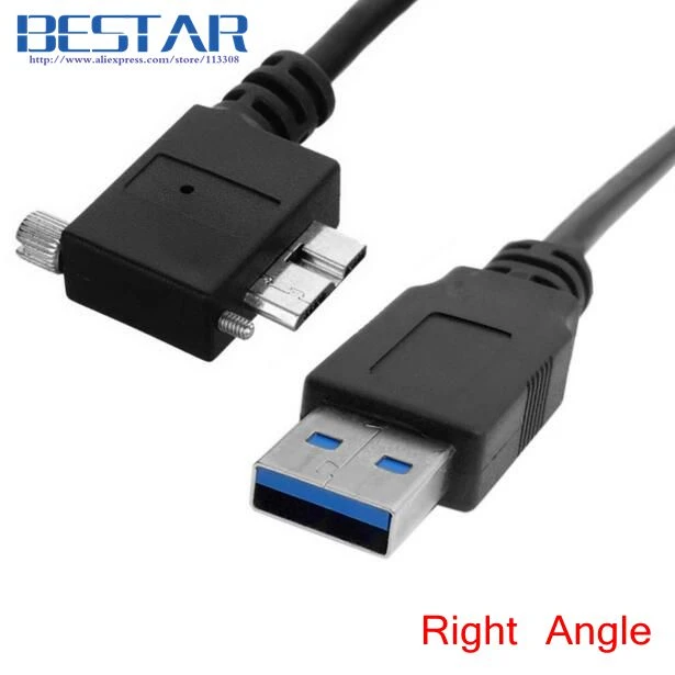Right Angled USB 3.0 A Male to Micro USB 3.0 Cable 20cm Right Angled USB 3.0 A Male to Micro USB 3.0 Cable 20cm