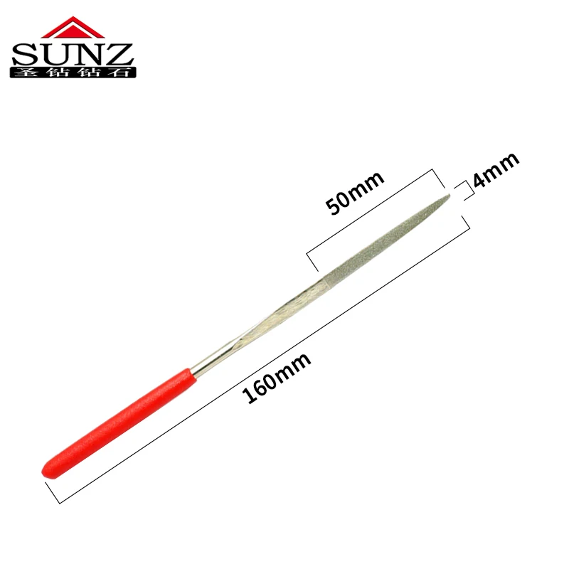 Shengzuan 5 шт 4x160 мм Алмазная игла напильник набор Рашпиль лапидария керамическое дерево, заточка