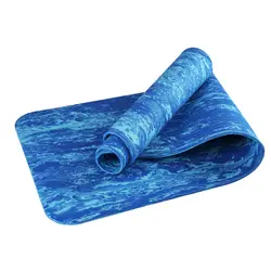 183*80*0,8 см TPE Нескользящие камуфляжные коврик для упражнений, йоги фитнес-коврик экологичный утолщенная широкие коврики для йоги Бодибилдинг