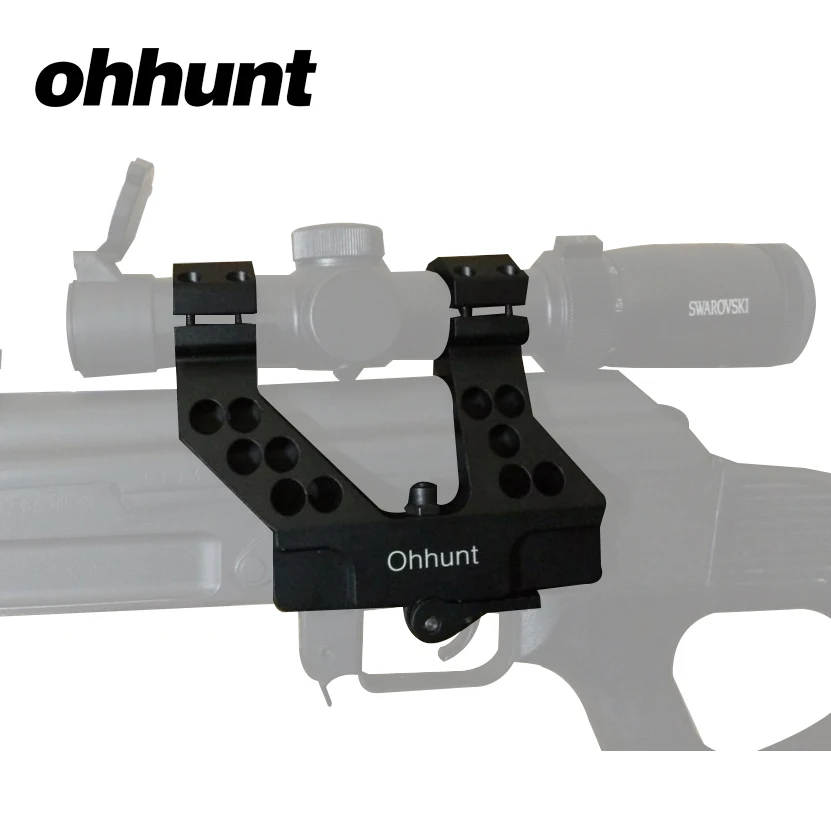 Ohhunt Tactical AK47 AK74 боковая рейка прицела быстрого отсоединения со встроенным 1 дюймов 25,4 мм/30 мм кольца охотничий прицел база