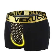 Брюки для защиты здоровья, десять поколение, турмалин, ледяной шелк, дышащее мужское сексуальное нижнее белье, британская Магнитная терапия, боксеры