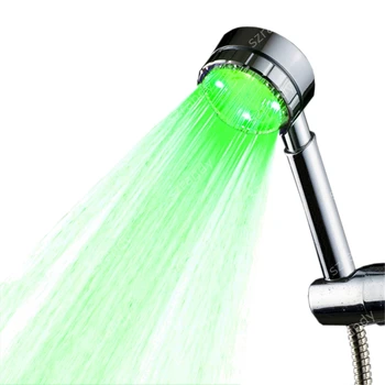 

Hot sellling Colorful LED hand shower with single green color