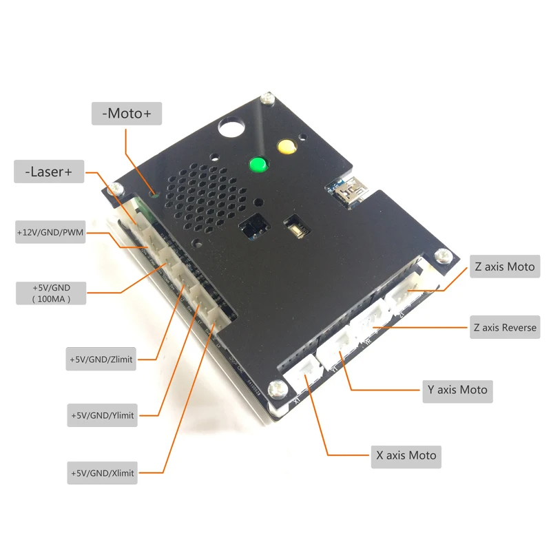 WOLIKE, новинка, GRBL, USB порт, лазерный гравировальный станок с ЧПУ, плата управления, 3 оси, шаговый двигатель, драйвер, сделай сам, плата управления, 12 В