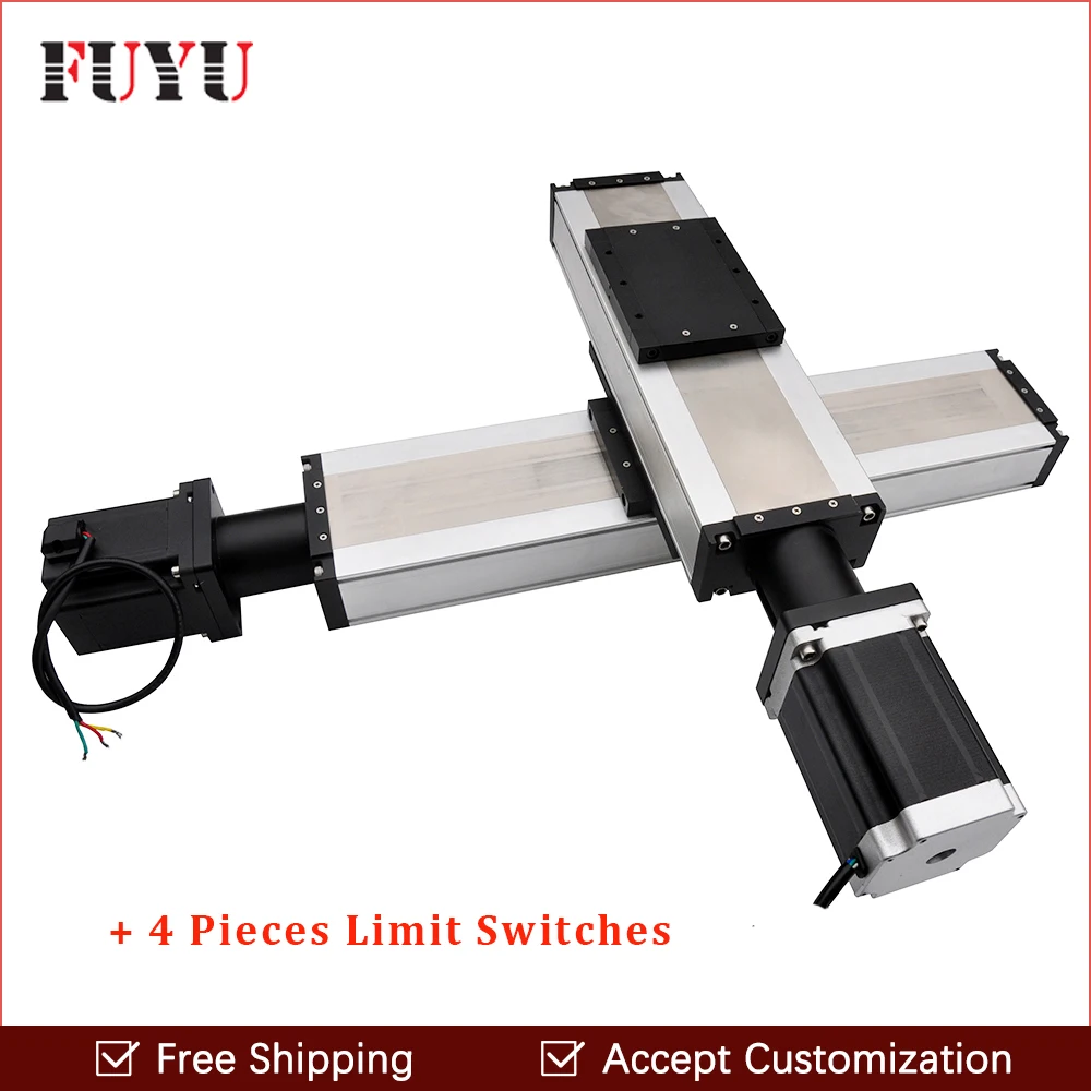 Free shipping factory sale 120mm width 100*100mm ball screw motorized