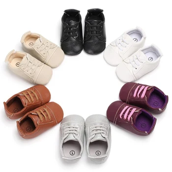

Toddler Girls Boy First Walkers Infant Kid Shoes Cute Solid Soft Soles Crib Shoes Footwear Newborns Baby Shoes Sneakers