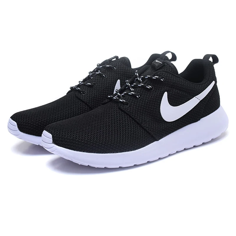 black nike mesh shoes