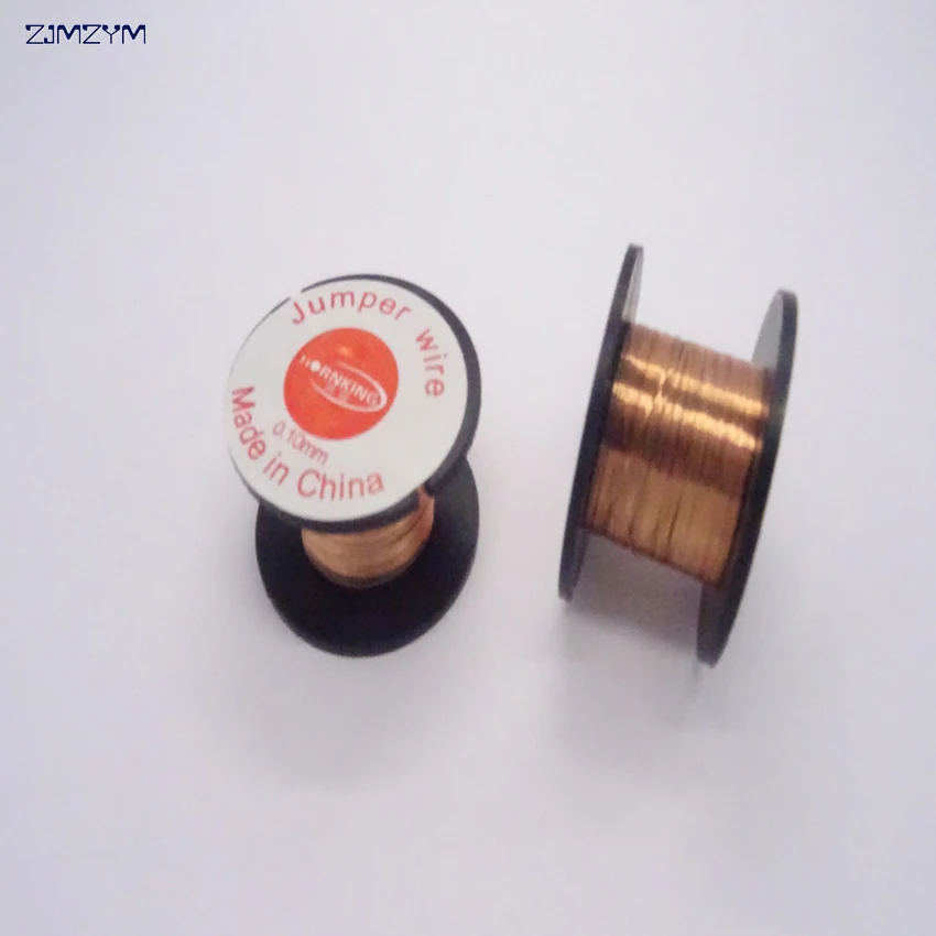 

1PC copper Soldering Wire 0.1mm PCB Link Jumper Wire Maintenance Jump Line for Mobile Phone Computer PCB Welding Repair Tool