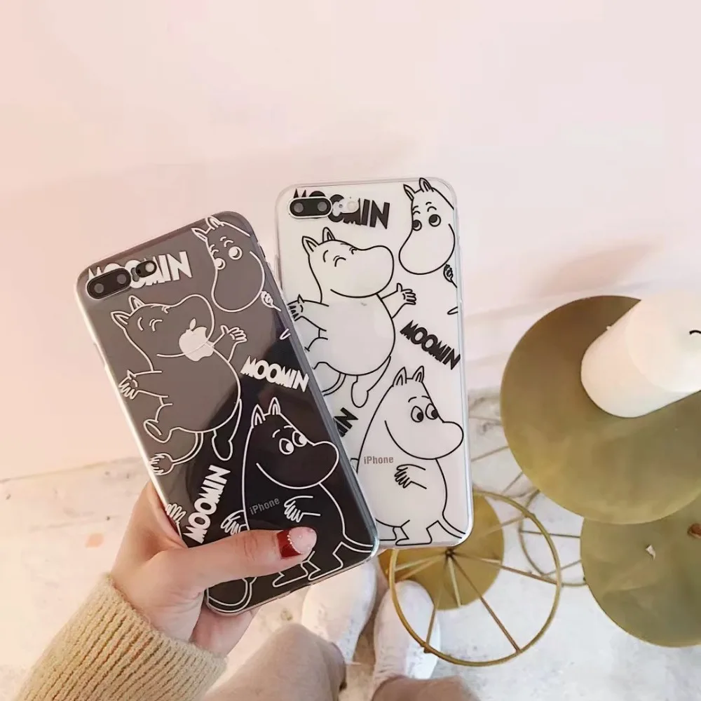 ORYKSZ чехол из ТПУ с рисунком гиппокампа для iphone X 6S 6 7 8 Plus 3D противоударный Чехол |