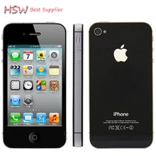 hot sale Original Unlocked iPhone 4S Phone 16GB 32GB 64GB ROM Dual core WCDMA 3G