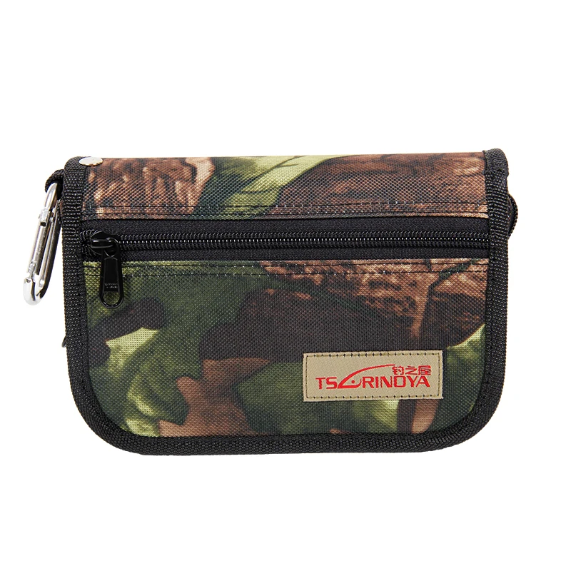  TSURINOYA Fishing Bag for Spinner Spoon Bait 18.5*12.5*5.2cm Large Capacity Fishing Lure Bag Carp F - 32867526238