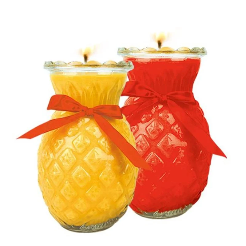 Just Sell Here! Speical Pineapple Shaped Butter Candle, With About 7