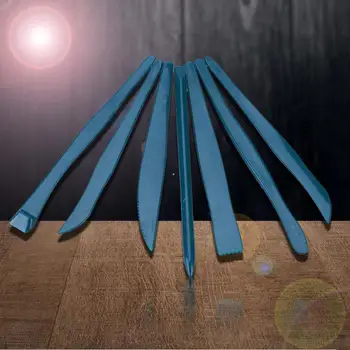 

7Pcs/Set Mini Plastic Clay Pottery Tools Sculpture Carver Pottery Ceramic Craft Tool Clay DIY Hand Tools Kit 2 Colors