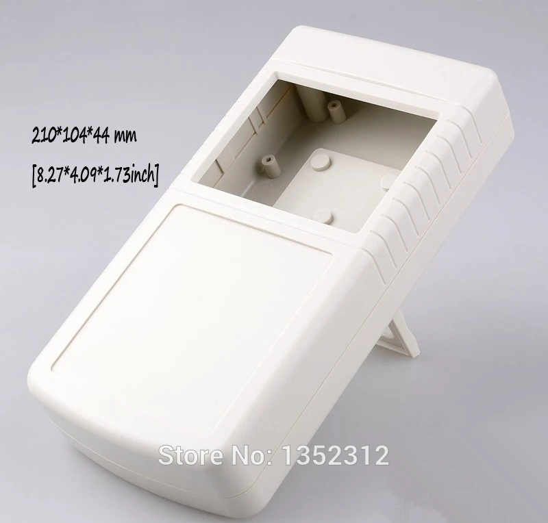 

One pcs 210*104*44mm handheld project enclosure plastic enclosure for electronic junction box instrument cabinet control box