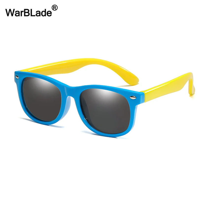 WarBlade Kids Polarized Sunglasses TR90 Boys Girls Sun Glasses Silicone Safety Glasses Gift For Children Baby UV400 Eyewear polarized sunglasses