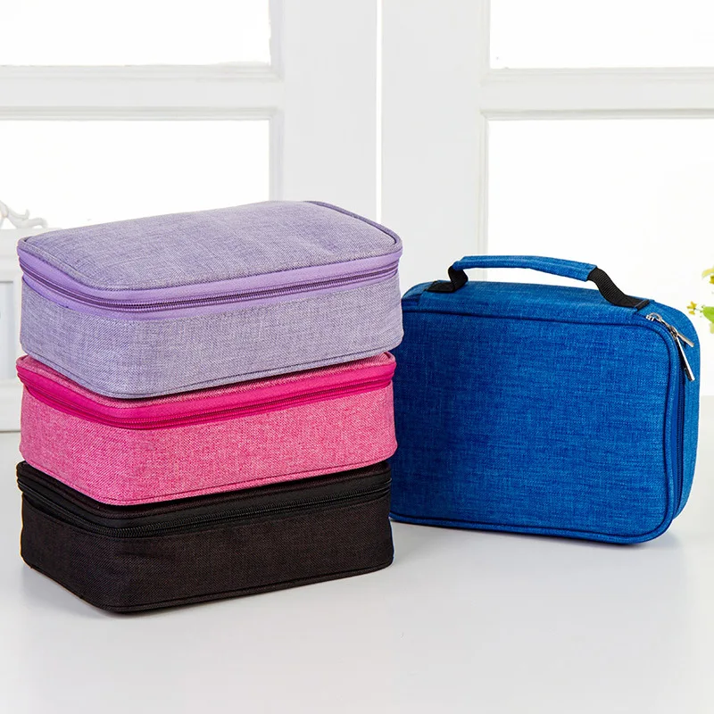 

72Holes Oxford cloth School Pencil Cases for Girls Boy Large Space Detachable Box Multi Function Storage Bag Case Pouch supplies