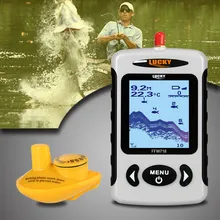 Рыболовная приманка Lucky fish finder ffw718 Беспроводная Рыбная сигнализация FindFish эхолот портативный FinderFish Sonar Датчик более глубокие искатели