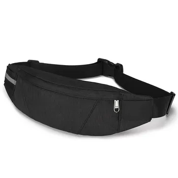 

Men Mulitfunction Running Waist Pack Lightweight Waterproof Reflective Cross Body Bag Hip Pouch Fanny Pack Phone Holder Pockets