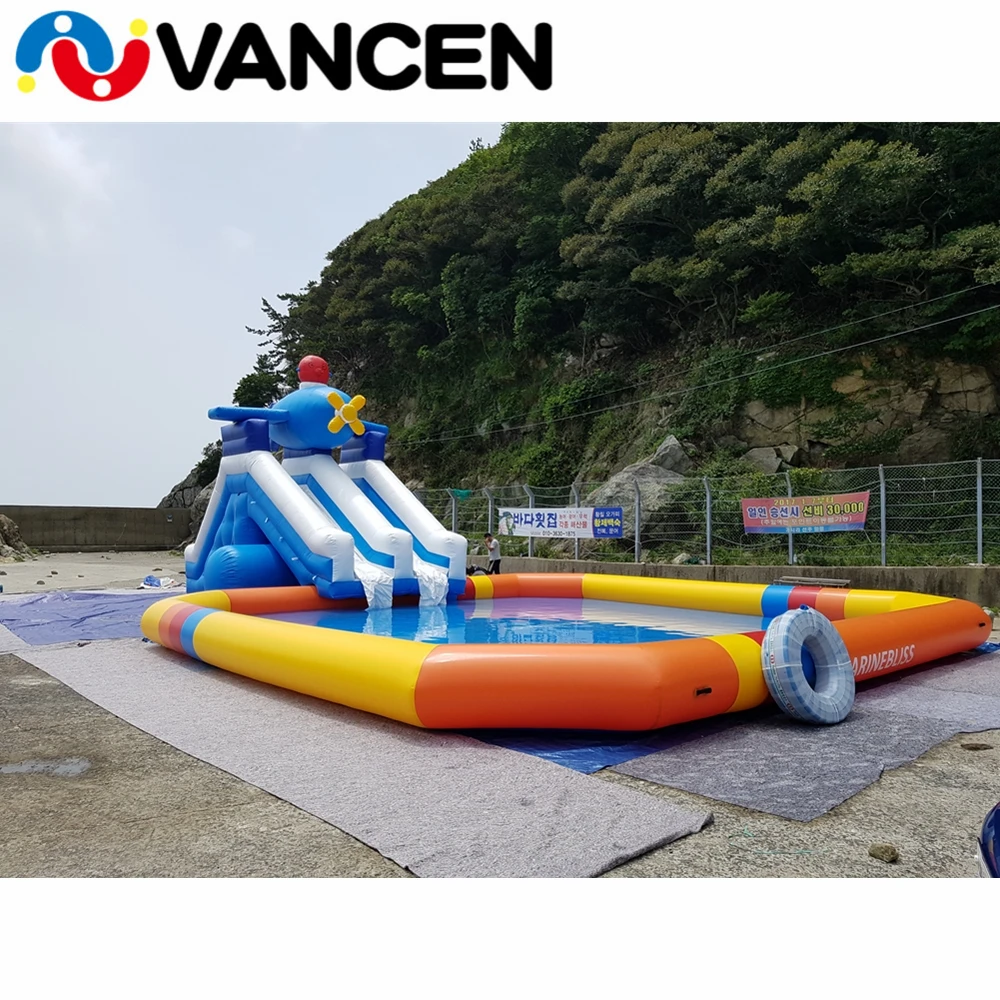Китай производитель 70 мл гигантская надувная аквагорка для надувных игр ПВХ Пляжные горки CE сертификация водная горка