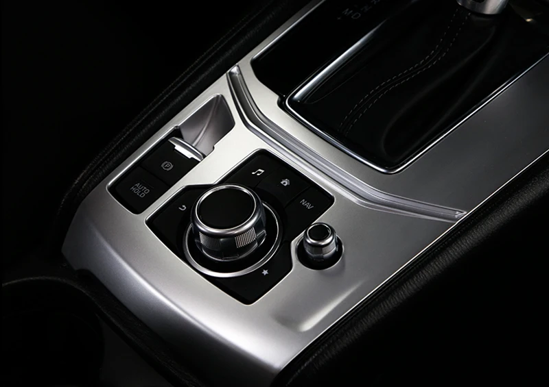 Автомобильный Стайлинг, 1 шт., АБС-пластик, Матовая Внутренняя коробка передач, электронная панель ручного тормоза, Накладка для Mazda CX-5 CX5, левый руль