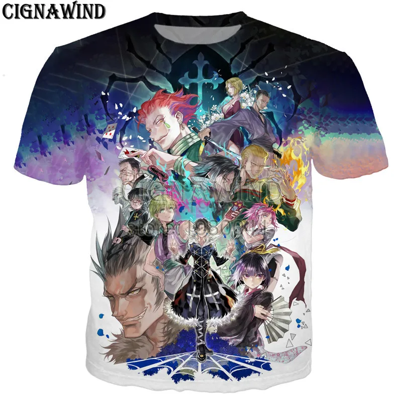 

New arrive popular anime Hunter x Hunter men women 3D print harajuku style t shirt /hoodies/ sweatshirts/vest/ summer tops