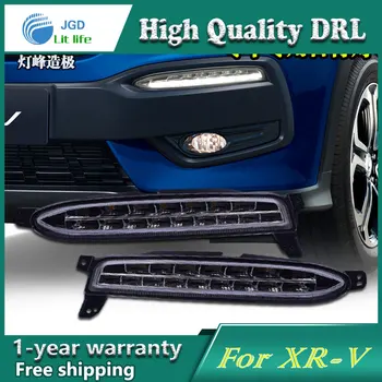 

high quality daytime Running Light Fog light High Quality LED DRL case for Honda XRV XR-V fog lamp 12V 6000K 2pcs/set