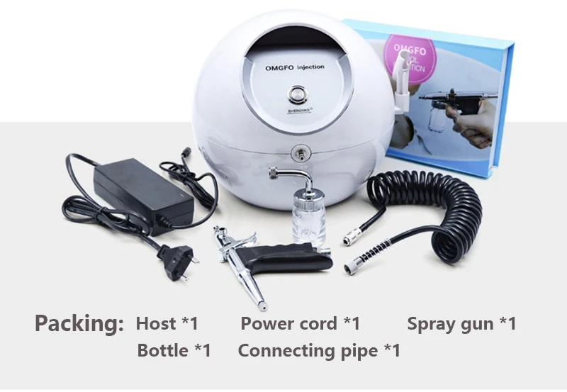 Cuidados com a Pele Cuidados com o Rosto Água Portátil Oxigênio Peeling Tratamento Acne Rejuvenescimento Facial Máquina Hidratante Spray Jet 11 High Quality Beleza e saúde