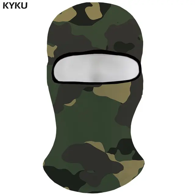 Buy KYKU Camo Skullies Beanies Men Blue Camouflage