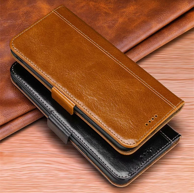 genuine leather flip case  (11)