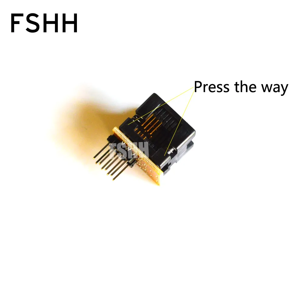 Хорошее качество SOP8 SOIC8 SOIC к разъему DIP8 адаптер для EEPROM 24c * 93c *|soic to dip8|soic dip8soic adapter |