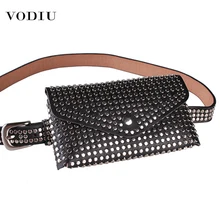 Женская поясная сумка, женский ремень, бренд, высокое качество, кошелек из искусственной кожи, с заклепками, модная поясная сумка, Женская поясная сумка, сумки для живота