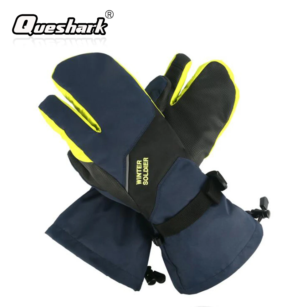 Men Women Touch Screen Extended Wrist Ski Gloves Winter Warm Snowboard Mittens Children Motorcycle Cycling Skiing Gloves