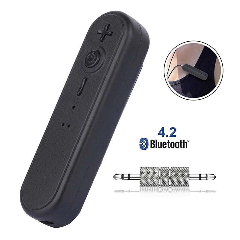 

Clip Design 3.5 mm Jack 4.1 Bluetooth Audio Receiver Adapter Aux Recepteur Adaptador Receptor Ricevitore Wireless Adapter