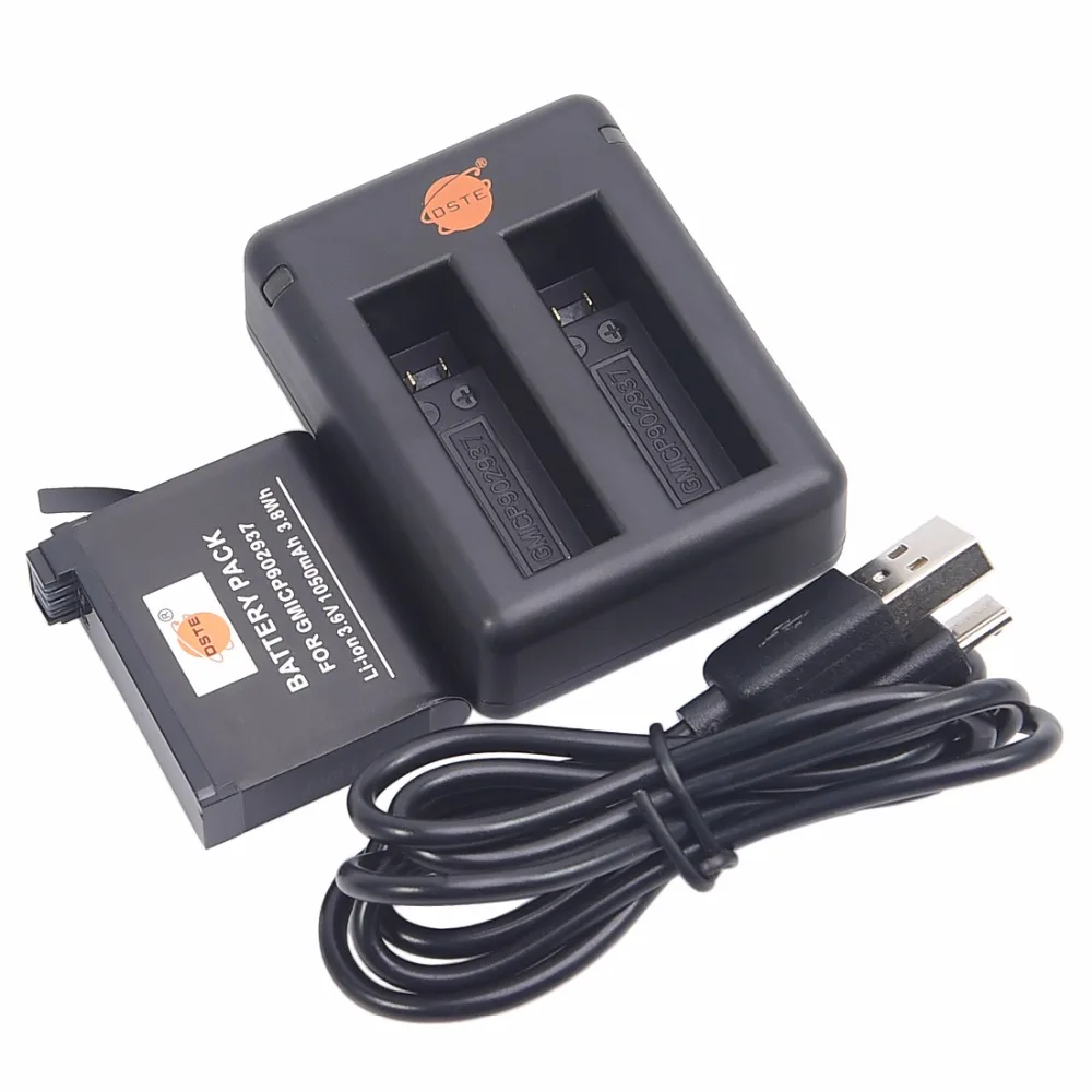 

DSTE GMICP902937 Li-ion Battery with USB Dual Charger for Garmin VIRB ULTRA 30 Sports Camera