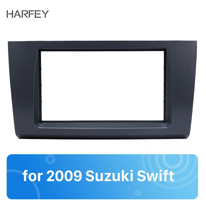 

Harfey 2 Din Car Radio Fascia Stereo Dash Trim Install Frame Face Plate Dash Trim Installation Fitting Kit For 2009 Suzuki Swift