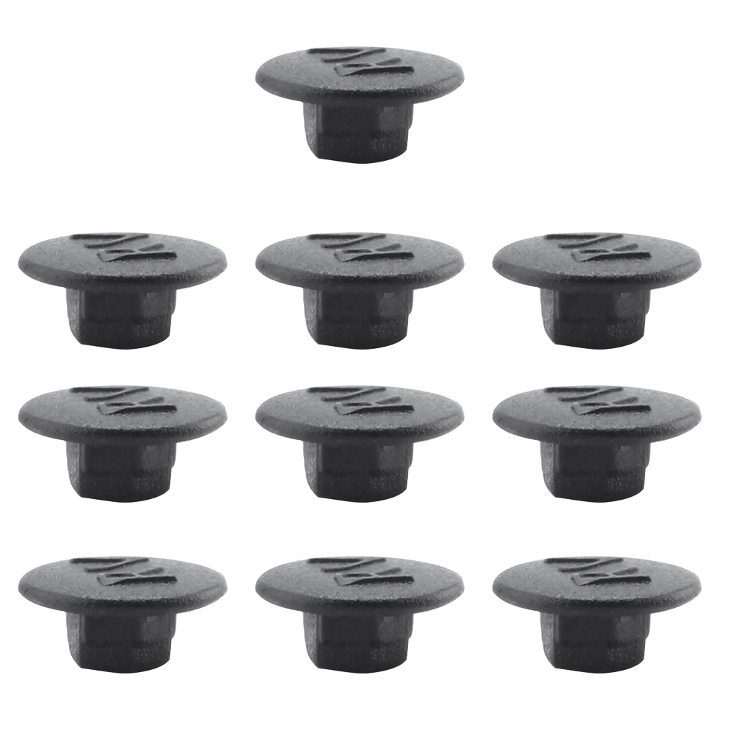 10 Pieces Bike Bicycle Headset Hex Socket Allen Bolt Screw Nut Head Cover Cap M5, 10mm Diameter, 4 Colors for Choose